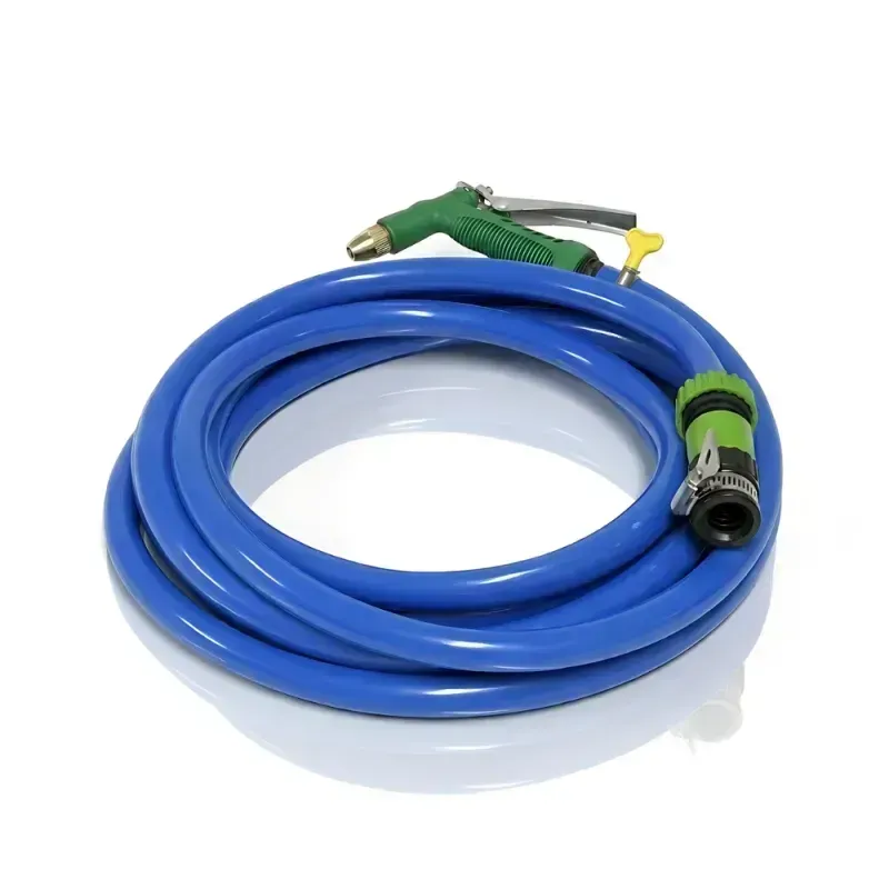 Selang Air Elastis SSBO 1,5 mm ½, ⅝, ¾ Inch + Water Gun Nozzle, 2 Konektor & Fitting Lengkap – Fleksibel, Kuat & Siap Pakai
