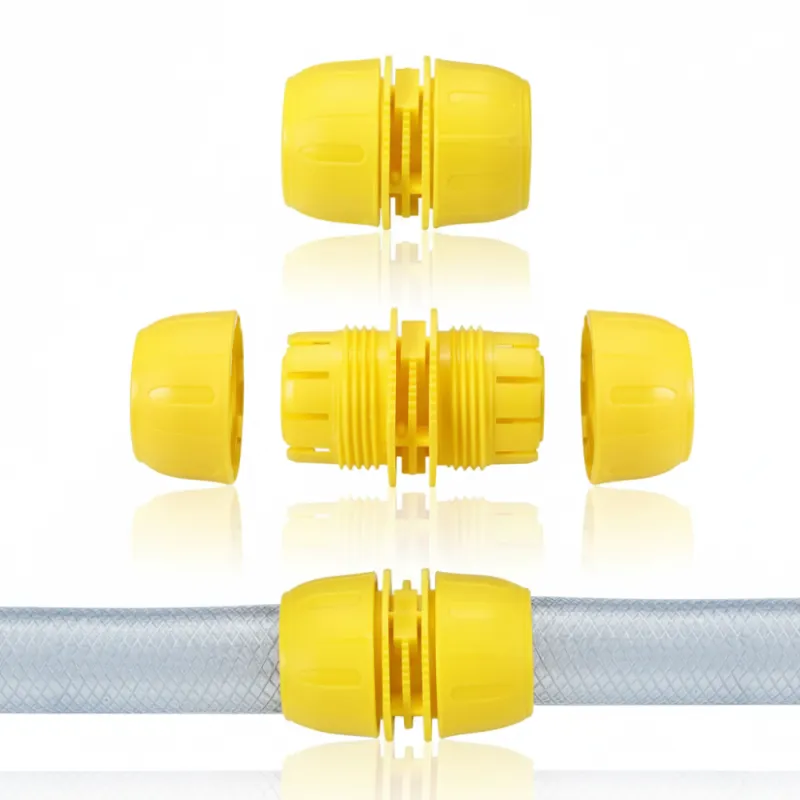 Sambungan Selang Air Warna Kuning SSBO – Coupler Penghubung Selang ke Selang, Anti Bocor, Kuat & Mudah Dipasang