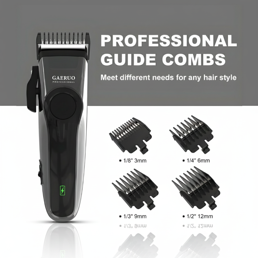 GAERUO RFC-1713 – Alat Cukur Elektrik Multifungsi Waterproof USB Rechargeable untuk Pria Modern