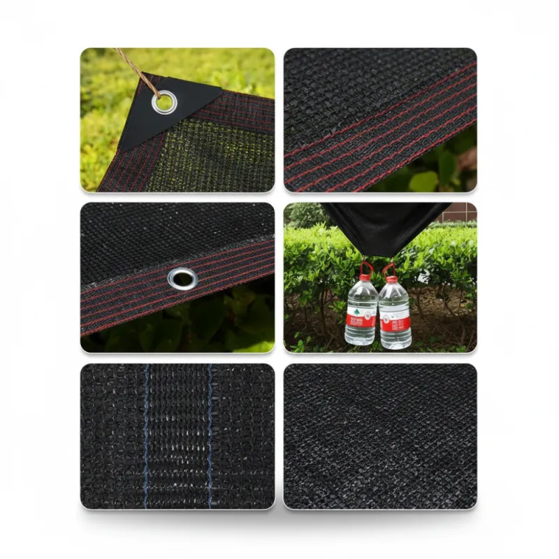 Jaring Paranet Hitam SSBO 85% – Peneduh Tanaman Anti Panas & Tahan Cuaca, Tear-Resistant