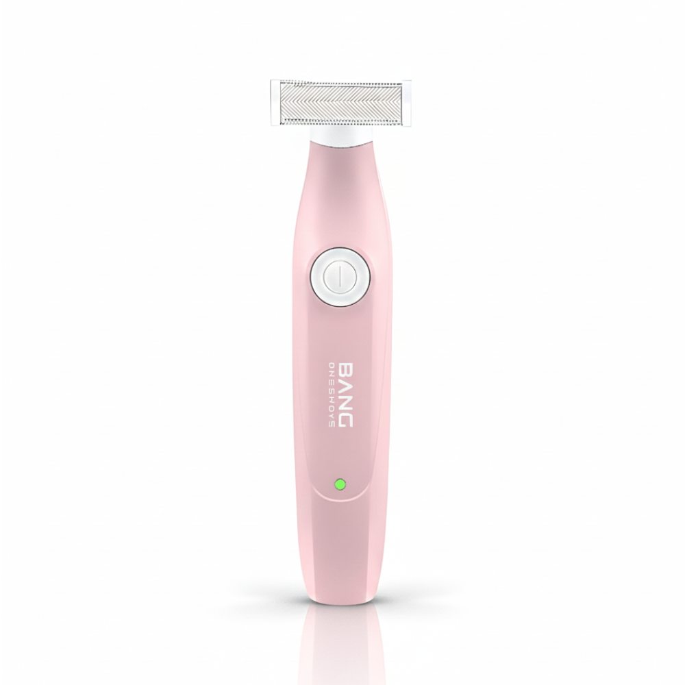 Alat Cukur Elektrik QS-031 Warna Pink – Shaver Waterproof IPX7 dengan Blade Tajam & Pengisian USB Cepat