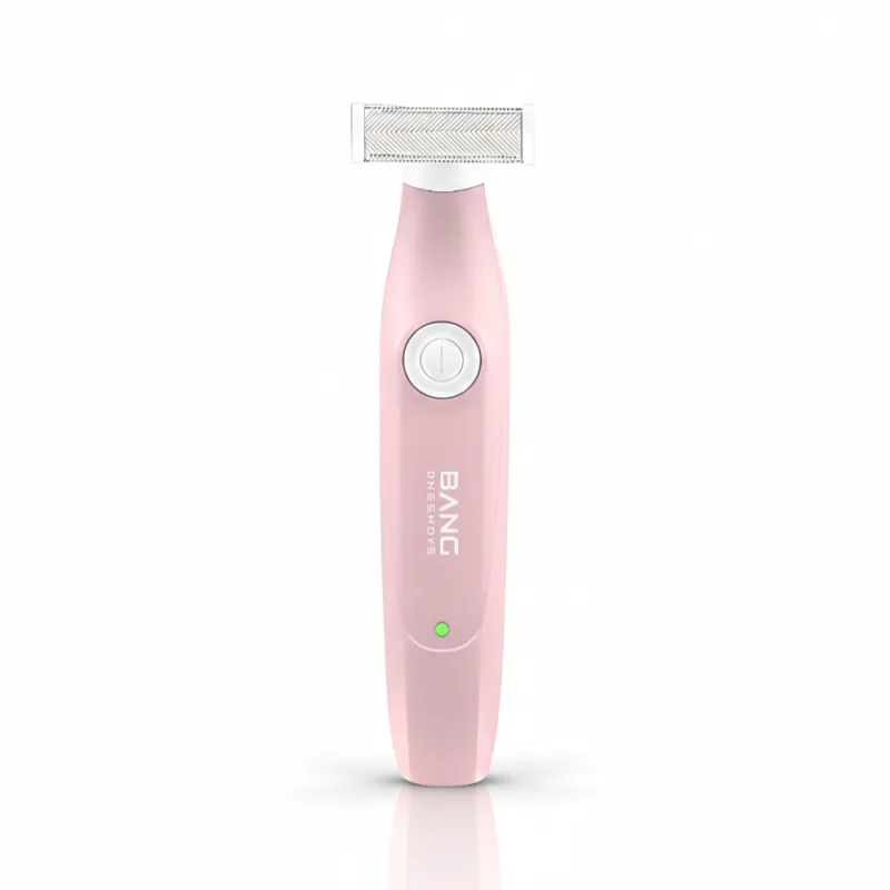 Alat Cukur Elektrik QS-031 Warna Pink – Shaver Waterproof IPX7 dengan Blade Tajam & Pengisian USB Cepat