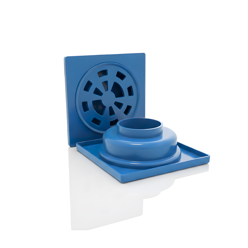 Saringan Saluran Air SSBO Warna Biru – Penutup Drainase Anti Bau & Anti Tersumbat untuk Kamar Mandi & Dapur