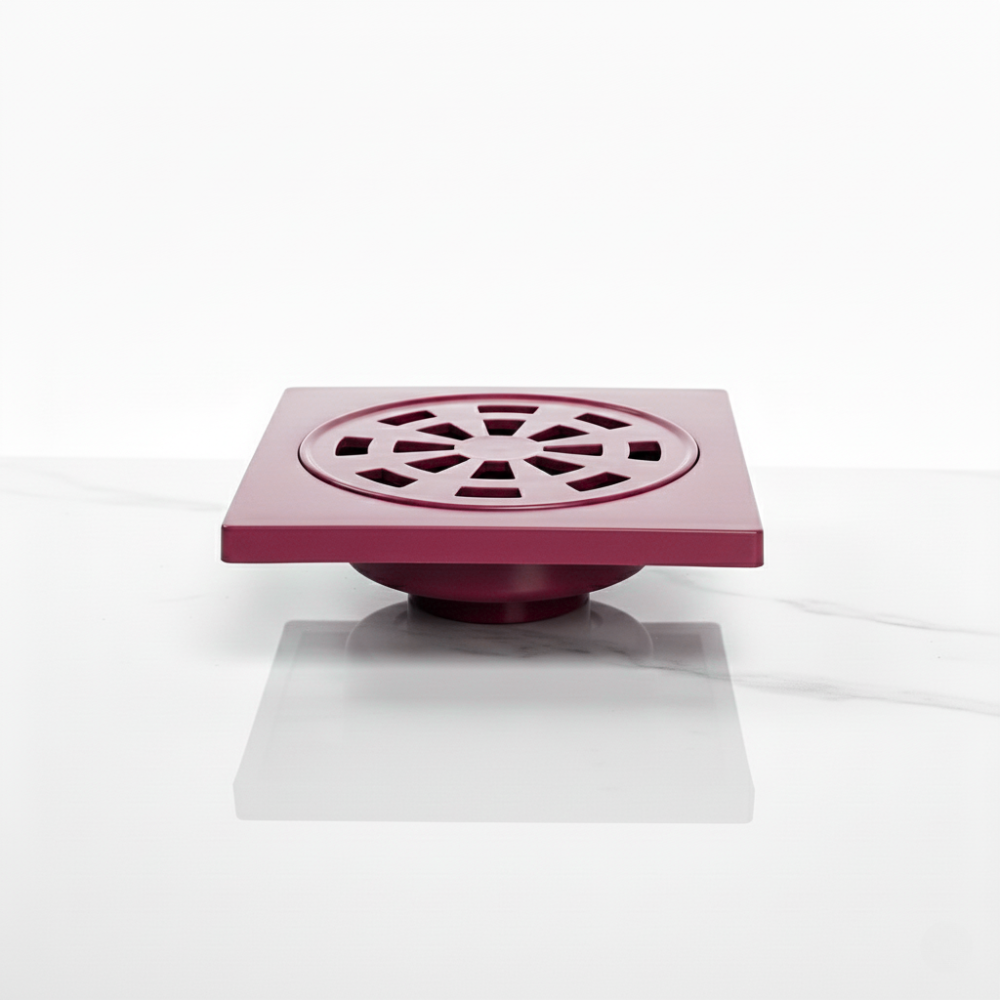 Saringan Saluran Air SSBO Warna Merah – Penutup Drainase Anti Bau & Anti Tersumbat untuk Kamar Mandi & Dapur