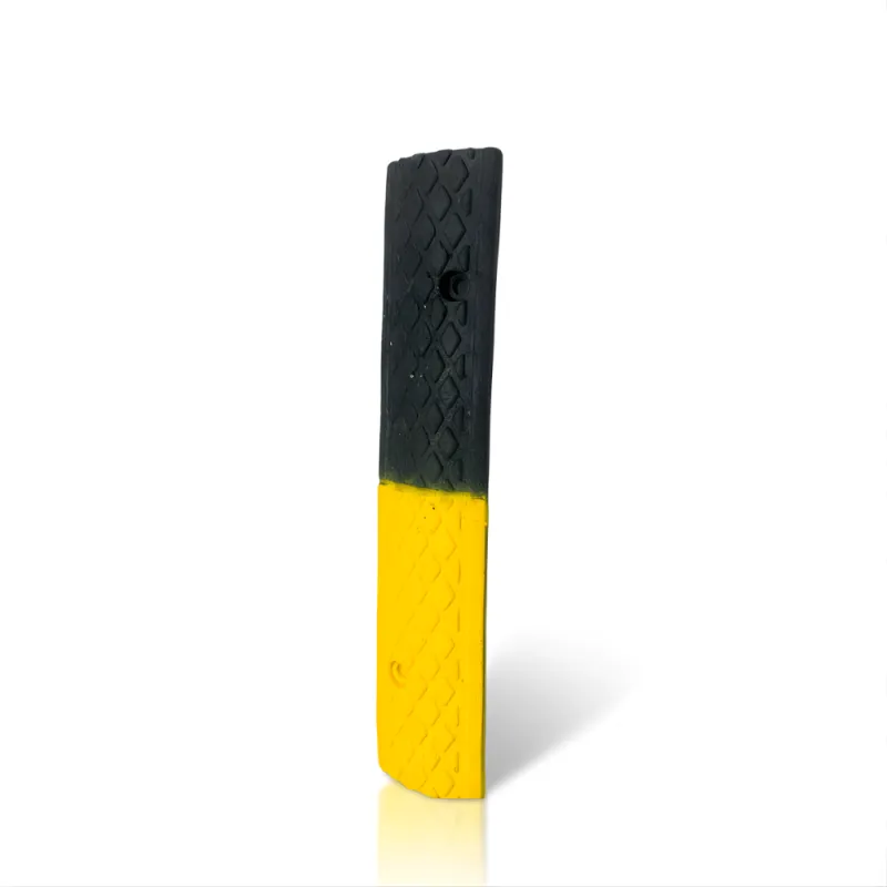 Polisi Tidur SSBO 10×50×2 cm – Rubber Speed Bump Hitam Kuning, Anti Selip & Mudah Dipasang