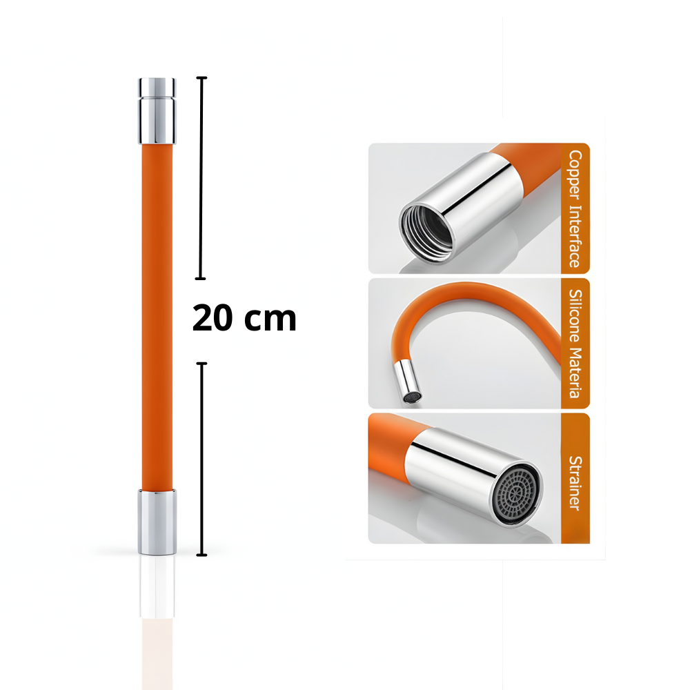 Selang Sambungan Kran Air Fleksibel SSBO 20 cm – Fleksibel, Anti Bocor & Mudah Dipasang