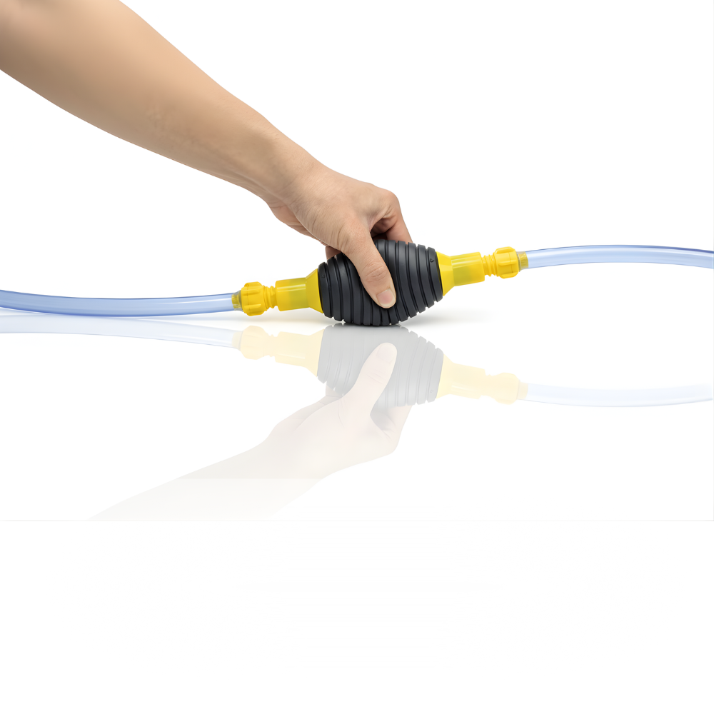 Paket Pompa Selang Air Elastis Bening Transparan 1/2 Inch – Alat Sedot Air, Minyak & Bensin Serbaguna