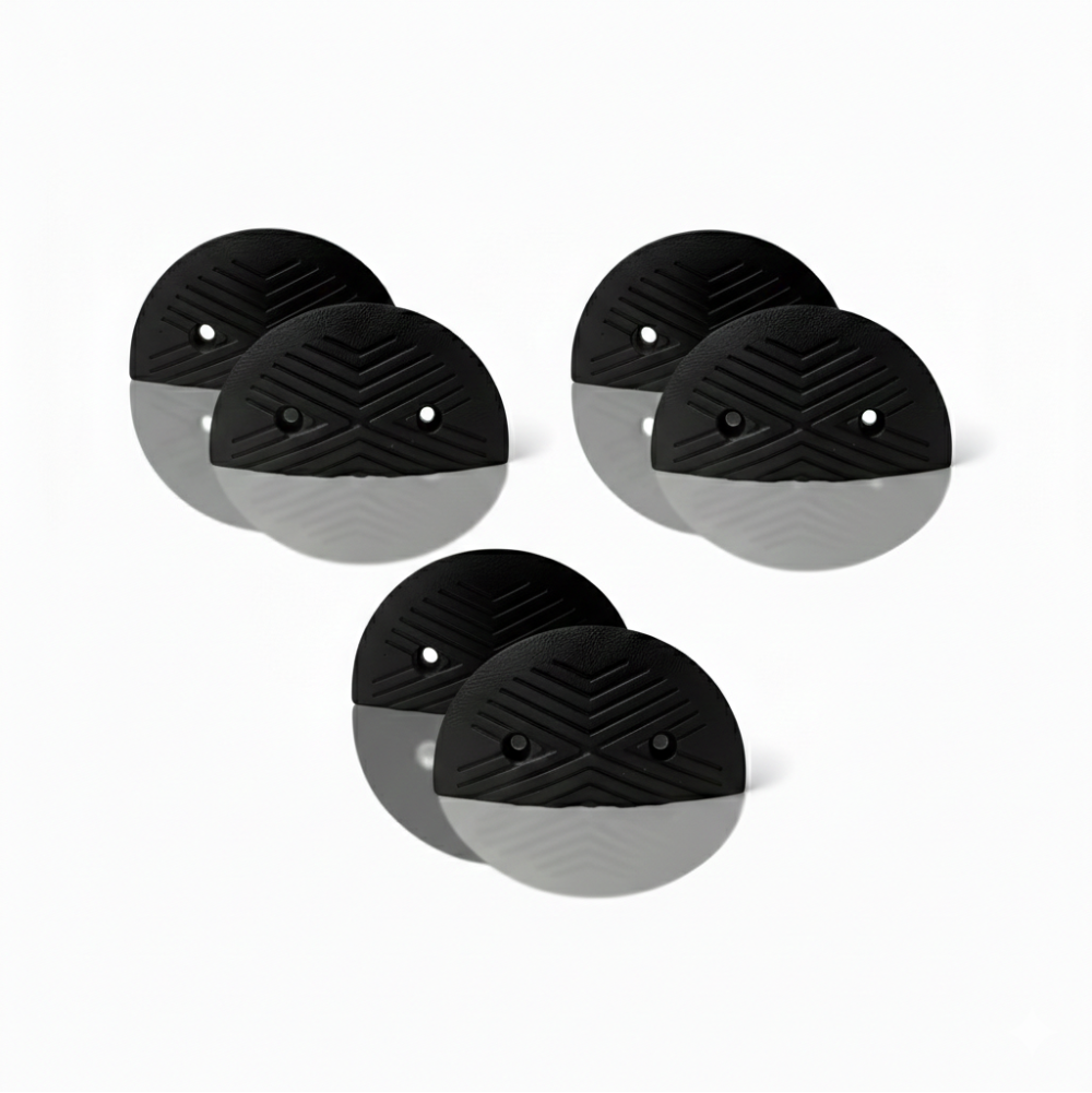 2 Ujung Polisi Tidur SSBO 4×18×35 – Warna Hitam, Anti Slip & Mudah Dipasang