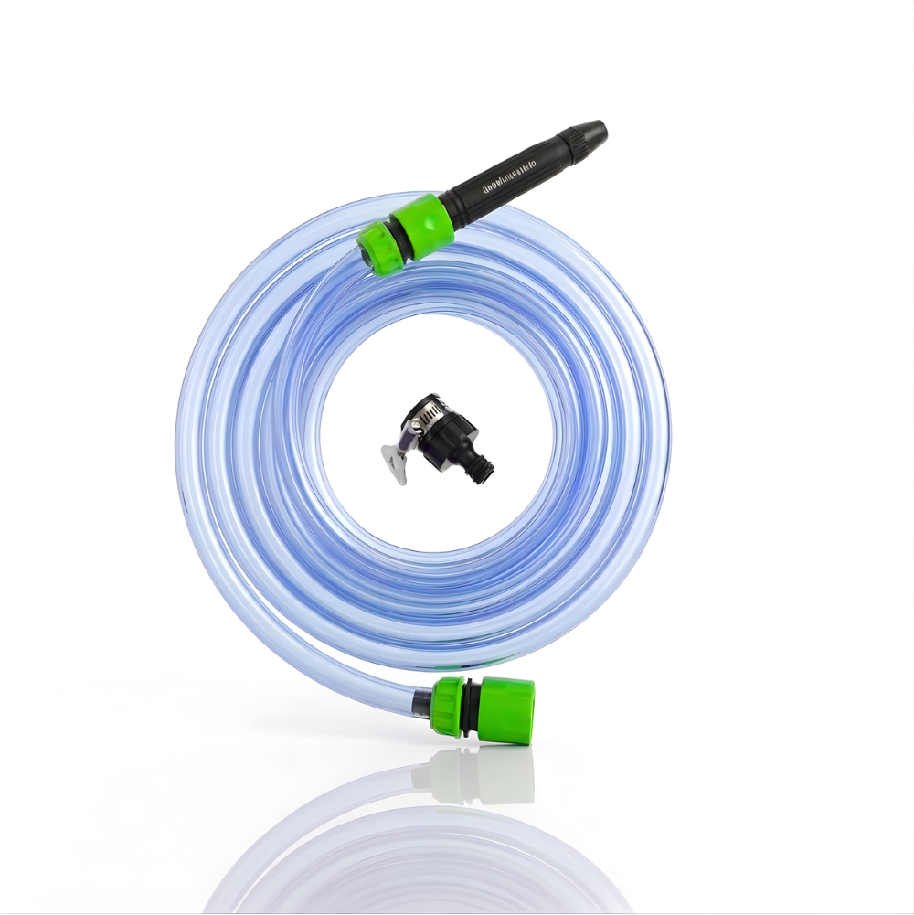 Paket Selang Air Elastis Bening SSBO ½ & ¾ Inch – Nozzle Stick & Aksesoris Lengkap, Siap Pakai untuk Cuci Mobil & Siram Taman