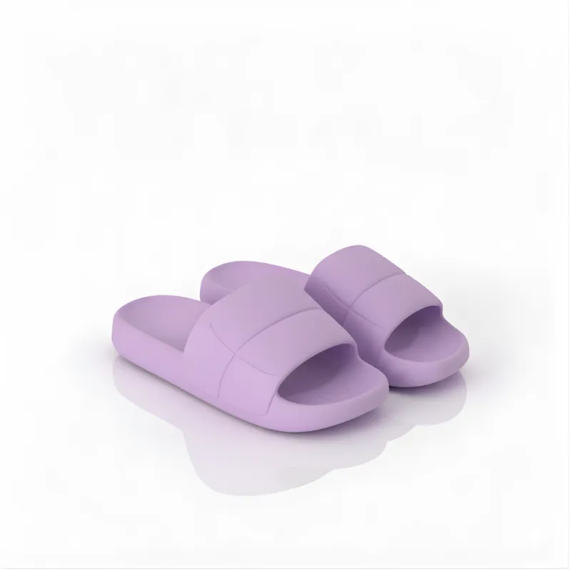 Sandal Slop EVA Unisex Ungu – Sandal Rumahan Tebal Polos, Ringan & Nyaman Dipakai Harian