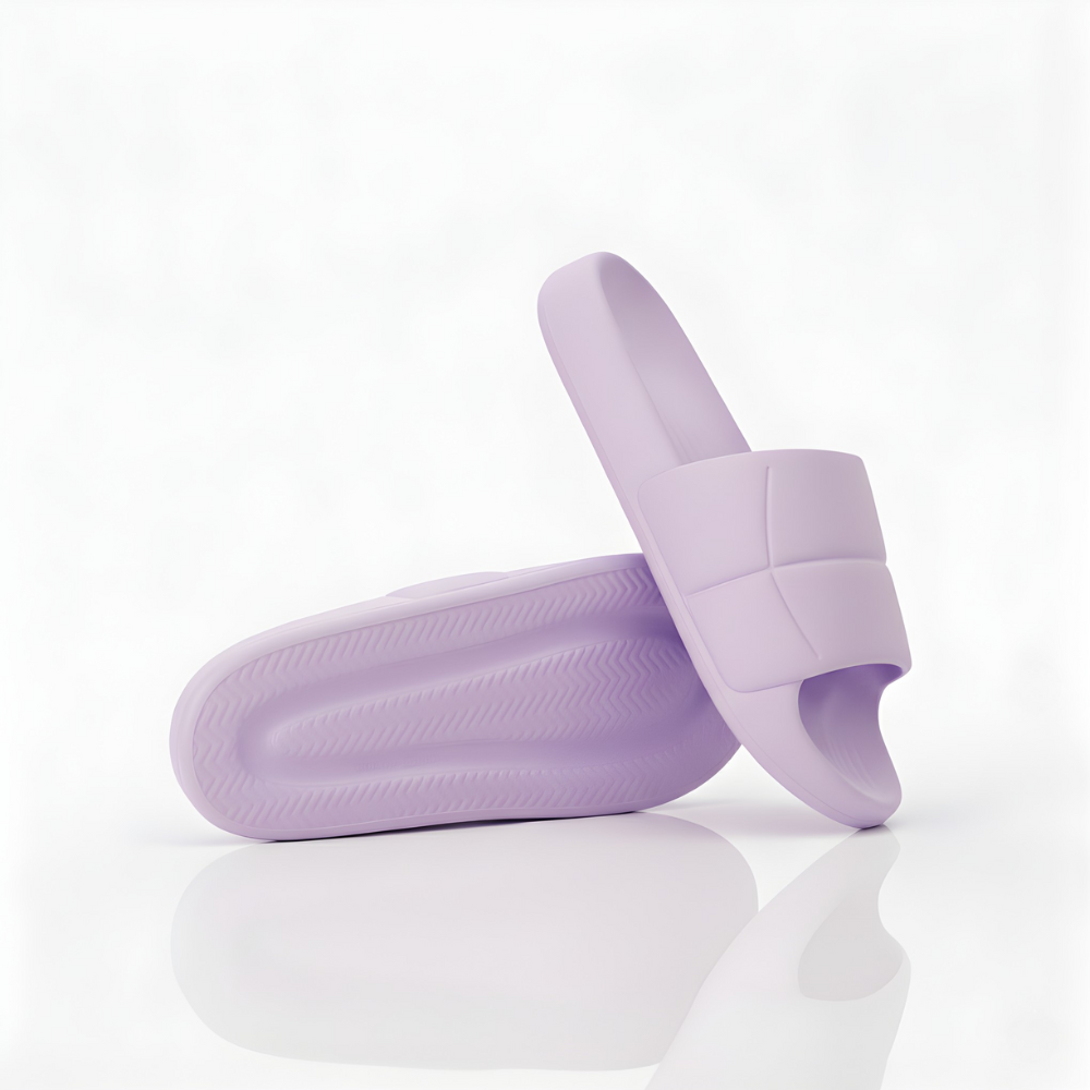 Sandal Slop EVA Unisex Ungu – Sandal Rumahan Tebal Polos, Ringan & Nyaman Dipakai Harian