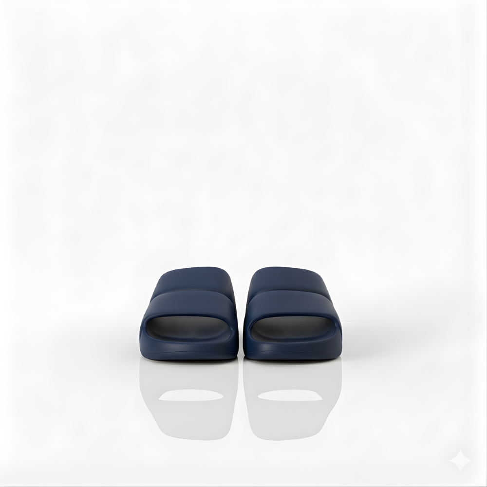 Sandal Slop EVA Unisex Navy Blue – Sandal Rumahan Tebal Polos, Ringan & Nyaman Dipakai Harian