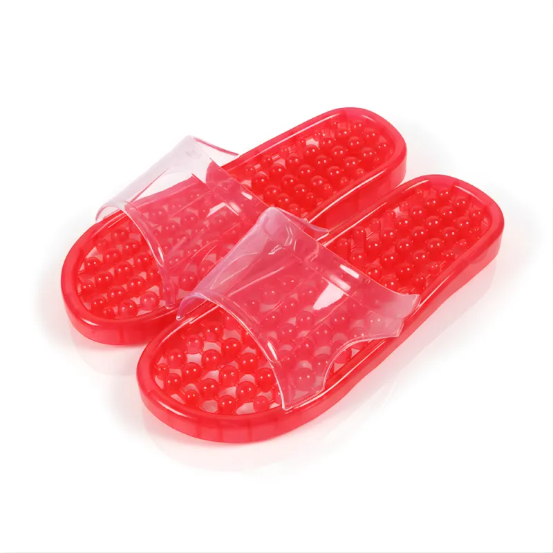 SSBO Sandal Pijat Refleksi Terapi Warna Merah – Sandal Kesehatan Elegan, Anti Selip & Nyaman Dipakai Harian
