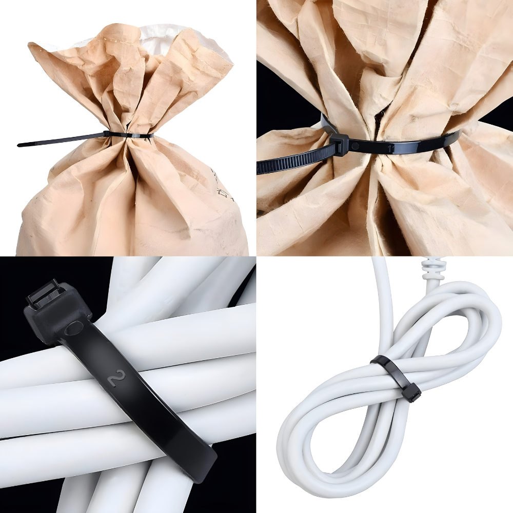 Kabel Ties SSBO – Warna Hitam | Pengikat Serbaguna Kuat, Lentur & Tahan Panas