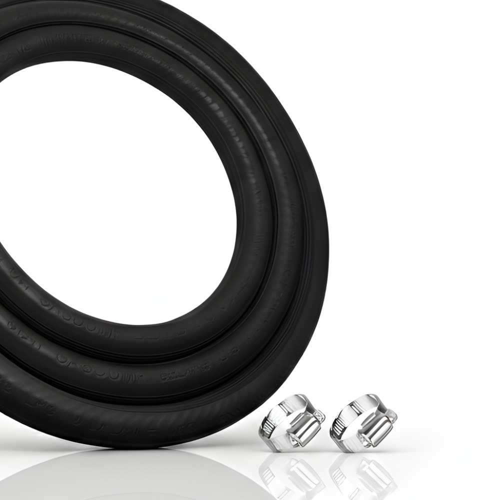 SSBO Paket Selang Gas Warna Hitam 2 Lapis & 3 Lapis Panjang 1.8 Meter – Dengan Ring Pemasangan