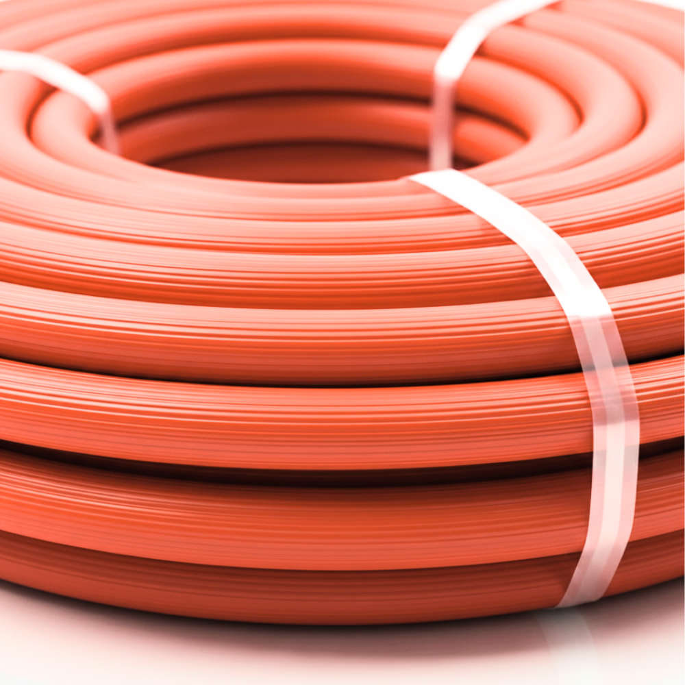 SSBO Paket Selang Gas Warna Orange 2 Lapis & 3 Lapis Panjang 1.8 Meter – Dengan Ring Pemasangan